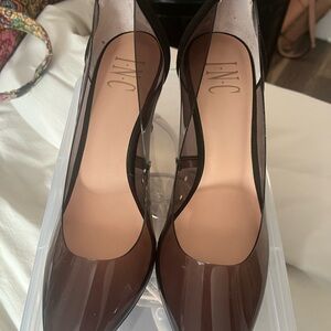 INC International Concepts Black Heels Sleek Design